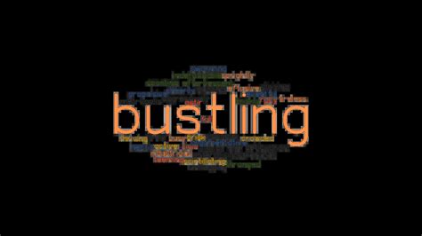 bustling synonym|What is another word for bustling